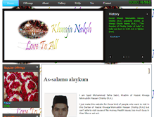 Tablet Screenshot of khwajanaksh.com